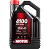 MOTUL Olio motore 4100 10W-40 Olio HC Synthese (Hydro-Cracked) Olio 5 L