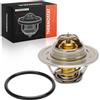 Frankberg Termostato del liquido di raffreddamento con guarnizione 475190 | Compatibile con: P.a.s.s.a.t Variant 35I 3A5, A.l.h.a.m.b.r.a Van 7V8 7V9, New Beetle 1C1 9C1, 80 Avant 8C5