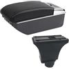 NATWEE Compatibile con Fiat per Panda per Cross 4x4 Scatola Bracciolo per Auto Scatola Portaoggetti Bracciolo Console Centrale Parti di Ricambio(2)
