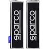 Sparco OPC12120001 Set di Cuscinetti Cinture Nero/Grigio, taglia unica, Set di 2