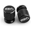 Voskooe Coperchio del nucleo della valvola della motocicle Per R1200/1250 GS LC R 1200/1250 Adv R1200GS R1250GS Adventure Coprivalvola Pneumatici Moto Accessori 2 Pezzi(Black)