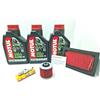 AER MOTO SPARE PARTS KIT TAGLIANDO 5100 10W40 YAMAHA XT 660 R X XTX MT03 660 OLIO FILTRO OLIO ARIA CANDELE PORTACHIAVI AER OMAGGIO