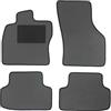Alpha-Tex Produktions- und Handels GmbH Tappetini adatti per Fiat Panda Tipo 141 (Costruzione 1980-2004), Dura grigio | 4 pz. | Bordo blu chiaro