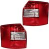 ENVA MADE FOR QUALITY BESTPRICE 2x fanale posteriore sinistro rosso/bianco senza portalampada Compatibile con AUDI A4 B6 Avant (8E5)