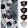 Forten Kingdom 4 adesivi Grifone in alluminio per cerchioni di camion Scania, emblema adesivo (blu (corona dorata))