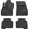 IMJ-Global Tappetini Auto Gomma No. 77 su Misura Compatibili con Fiat Qubo 2008-2020, Set Completo di Tappeti Auto TPE per Migliorare Look e Sportività, Tappetino Premium in TPE Durevole