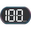 Jemora Tachimetro Digitale Head-Up Display Tachimetro GPS KMH per Camion Auto Plug And Play Display ad Alta Definizione su Grande Schermo