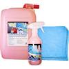 VAEBRILL Quick Detailer, Pulitore Universale Auto Tanica 5 L + Flacone 500 ml e 2 Panni in Microfibra, Lava Senza Acqua, Detergente Antistatico per Cruscotti, Vetri, Plastiche, Formula Professionale