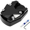 Generic Poggiapiedi laterale per moto - Supporto per piastra anti-affondamento | Piede con design flessibile, elegante e facile da parcheggiare
