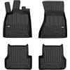 IMJ-Global Tappetini Auto Gomma ProLine 3D su Misura Compatibili con Audi A6 C7 2011-2018 distanza tra bottoni del tappetino posteriore 37 cm, Set Completo di Tappeti Auto TPE