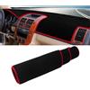 APNWVFO Tappetino Copri Cruscotto Per Per Polo 9N 9N3 MK4 2002 2003 2004 2005 2006 2007 2008 Copertura cruscotto auto Tappetino antiscivolo per evitare la luce Dash Covers(A Red Side)