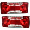 Easy Link 2x Fanali Luci Posteriori 12V 24V per Rimorchi Camion Telaio Piattaforma Furgoni Pianali Compatibili con Iveco Daily 2006- Peugeot Boxer 2006- Fiat Ducato 2006- Citroën Jumper 2006-