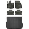 MOTOS Set di tappetini in gomma e tappetini per il bagagliaio per Land Rover Range Rover Evoque I 2011-2018 Migliorare il comfort di viaggio con tappetino antiscivolo auto 3D- tappetini per tutte le s