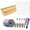 Somer Car kit tagliando e 4 candele compatibile con fiat 500 panda 169 312-1.2 benzina 44 51 kw 60 69 cv