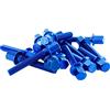 Unbekannt Coperchio motore viti set STR8 Piaggio, Blu