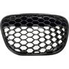 MOMOHCHGBT Griglie anteriori Per Seat Ibiza Cordoba Typ 6L 2002-2009 Griglia Centrale A Nido D'ape Paraurti Anteriore Griglie Laterali Superiori Copertura Griglia radiatore