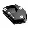 ZESIDIMO Cavalletti Per Z650 NINJA650 2017-2025 Moto Laterale Piastra,Nero | Piastra Supporto Laterale Allargata Cavalletto Accessori Z650 2017-2025 Z650RS 2024 Ninja650 2026