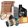 kW&HP KIT TAGLIANDO FILTRI + 5LT OLIO SELENIA 0W30 COMPATIBILE CON ALFA ROMEO GIULIA STELVIO 2.2 D