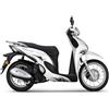 Generico Kit adesivi Compatibili con h onda SH 125 SH125 decal grafica completa carene laterali scegli colore -KIT A- Cod. 2084 (070 Nero)