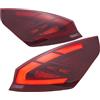 Archaic LED Luci posteriori compatibili con Ford Fiesta Hatchback MK7 MK7.5 SE ST 2009-2017,Fari Posteriori con sequenziali,animazione DRL