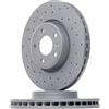 Zimmermann 2x ZIMMERMANN Disco freno Anteriore Ø318mm Altezza: 57mm Spessore: 30mm N° fori: 6/5 Cerchio foro-Ø: 112mm ventilazione interna forato 100.3377.52 Compatibilità con AUDI A4 B9 Avant 8W5, 8WD Q5 FYB