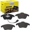 TEXTAR Kit pastiglie freni Anteriore con segnalatore usura integrato 2469602 Compatibilità con VW Polo Hatchback 6R1, 6C1 Golf 6 5K1 Golf 5 Hatchback 1K1, AUDI A3 Sportback 8PA A3 Hatchback 8P1