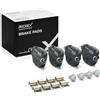 RIDEX 402B2047 Kit pastiglie freni Posteriore con molla con lamierino anticigolío con istruzioni montaggio Compatibilità con OPEL Corsa F