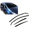 J&J AUTOMOTIVE Deflettori d'Aria per Ford S-Max 2006-2010, Set da 4 Pezzi, Nero Fumé Oscurato Heko