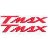 AZgraphishop KIT X2 ADESIVI RESINATI COMPATIBILE CON TMAX AD-TMAX-001 (Red Fluo)