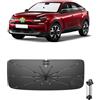 Ruiya 2026 Upgrade Ombrello Parasole Auto Parabrezza Compatibile con Citroen C4 E-C4 2022-2026, Parasole Anteriore Pieghevole Protezione UV, Accessori Auto