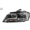 Johns Faro alogeno anteriore per Audi A3 8P 08/08-08/12 Lampadina sinistra