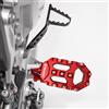 Modeer Pedane fuoristrada accessori moto per CRF 1000L/1100L Africa Twin CRF 125R/250R/450R/250RX/450RX/250X/450X/250L/300L/450L CR125R/250R XL750 Transalp fino al 2025 (rosso )