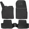 J&J AUTOMOTIVE Norm Liners Tappetini Auto su Misura per Opel Astra J 2009-2015, Set da 4 Pezzi, 3D in Gomma TPE, Antiscivolo, Inodore, Colore Nero