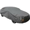 Susy Shop Telo Copriauto Impermeabile Universale Per Auto Varie Misure In tessuto Peva 100g Felpato, Colore Grigio Resistente Alle Intemperie (XS - PEVA 100g Per auto fino a 370 cm)
