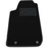 Somer Car Tappetino Auto SOLO LATO GUIDA 1pz compatibile con Peugeot 206 1998-2013 2 clips | 1 tappeto su misura in moquette