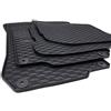 kfz-premiumteile24 Tappetini in gomma compatibili con Golf 4 Bora 1J New Beetle 9C rotondo | Tappetini per auto di qualità premium su misura con design a nido d'ape resistenti alle intemperie set da 4 pezzi antiscivolo