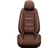 TPSOBRU Auto Coprisedile Per Peugeot 208 508 307 407 308 Sw 2008 5008 3008 301 107 T9 607 206 4008 206 207 308 s Copertura di Sede Dell'automobile Protezione Sedili Auto(1Pcs-Brown)