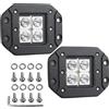 PICAA 2x Faro da Lavoro LED Auto 5 pollici 12W, Faretti off road 12V 24V | Luci Lavoro Led Trattore, Fari di Profondità per Fuoristrada SUV Camion 4x4 ATV UTV Moto