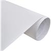BKstuff BkWrapping Pellicola Adesiva per Auto Bianco Opaco, Pellicola Rivestimento Protezione Adesiva, Car Sticker Wrapping (50cm x 150cm)