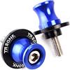 TREONK Moto Universale 8MM Nottolini M8 Supporto di Forcellone Posteriore delle Moto per Z650 Z900 Z900RS Z800 Z1000/SX VERSYS 650 ER6N; SV650/S/A V-Strom 650 1000 DL650 GSX-8S GSX-8R (Blu)