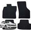 W-Parts TAPPETI - TAPPETINI IN GOMMA 3D TPE NERI PER VW GOLF VII DAL 2012 AL 2019