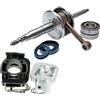 Generico KIT GRUPPO TERMICO DR 70cc + ALBERO MOTORE TOP PER MINARELLI VERTICALE MBK BOOSTER SPIRIT 50 BW'S