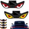 Generico 2PCS Solar Demon Eye LED Car Window Light,Solar USB Dual-Power Devil Eyes Warning Lights,Dynamic LED Eye Light,5 Modes Car Dynamic Smart Eye,Vibration Induction Ambient Lighting,for Car Window (B)
