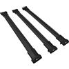 Apline Compatibile con Peugeot Expert 3 Traveller (K0) 2017-2026 Modello FLY Barre Tetto Portapacchi Auto Barre Portatutto Nero Alluminio 3 Barre
