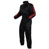 A-Pro Tuta Cerata Impermeabile Completo Anti Pioggia Moto Scooter Antiacqua Rosso 3XL