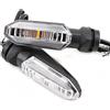 N/A Generic Indicatore di direzione a LED per Honda NC700 NC750 S/X CTX700 DCT MSX125 Grom CRF250L CRF300L Moto Anteriore/Posteriore Svolta Blinker 1 Paia (trasparente)