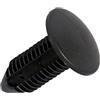 Plastic Hardware Store Fasteners con Lamelle in Plastica (Nylon), Rivetto ad Albero per Assemblaggio di Pannelli e Superfiici Rapido e Veloce - 3,5X0,7-5 - Nero - 50 pezzi - Plastic Hardware Store