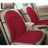 Rebeca Shop Coppia di Schienali per auto Schienale massaggiante con 92 sfere, Colore Unico: Nero, Grigio, Blu - Poliestere 100% (Rosso)