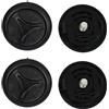 Ronyme Kit di montaggio per visiera del casco con base per lente per casco da motore 4x, fibbia robusta, base per fibbia con foro fisso professionale ad alte, B