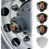 Forten Kingdom 4 adesivi Griffin in alluminio per cerchioni di camion Scania, coprimozzo, emblema adesivo, colore nero